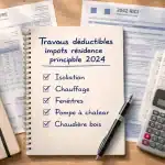 Travaux déductibles impôts résidence principale 2024 sur bureau