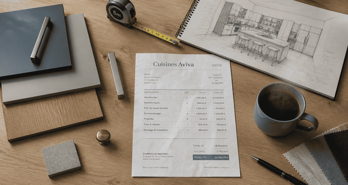 cuisine aviva avis échantillons et devis