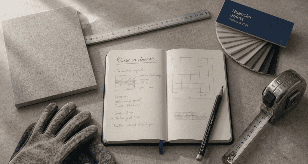 dalais-carreleur reussir sa renovation vue plan de travail carrelage