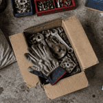 débarrasser un garage, tri outils et recyclage