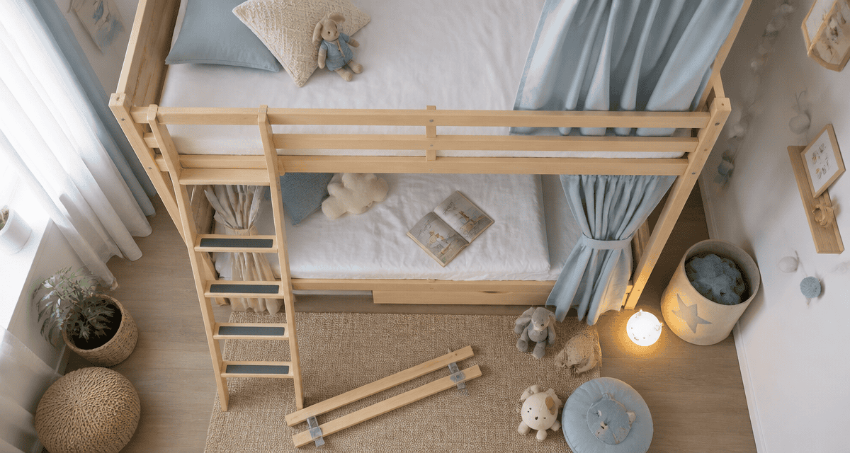 Lit superposé age vue chambre enfant