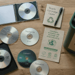 où jeter les cd sur un bureau avec bac de tri