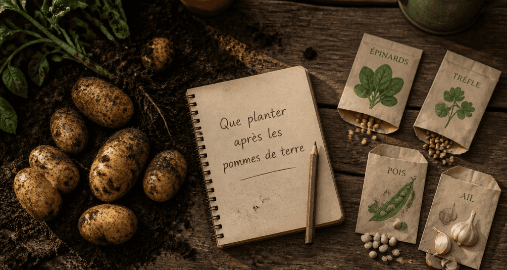 Que planter apres les pomme de terre sachets graines table