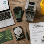recyclage matériel informatique professionnel sur bureau