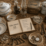 vide maison 58 table brocante objets anciens