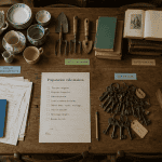 vide maison romorantin table objets checklist