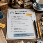 vider une maison gratuitement table objets usagés checklist