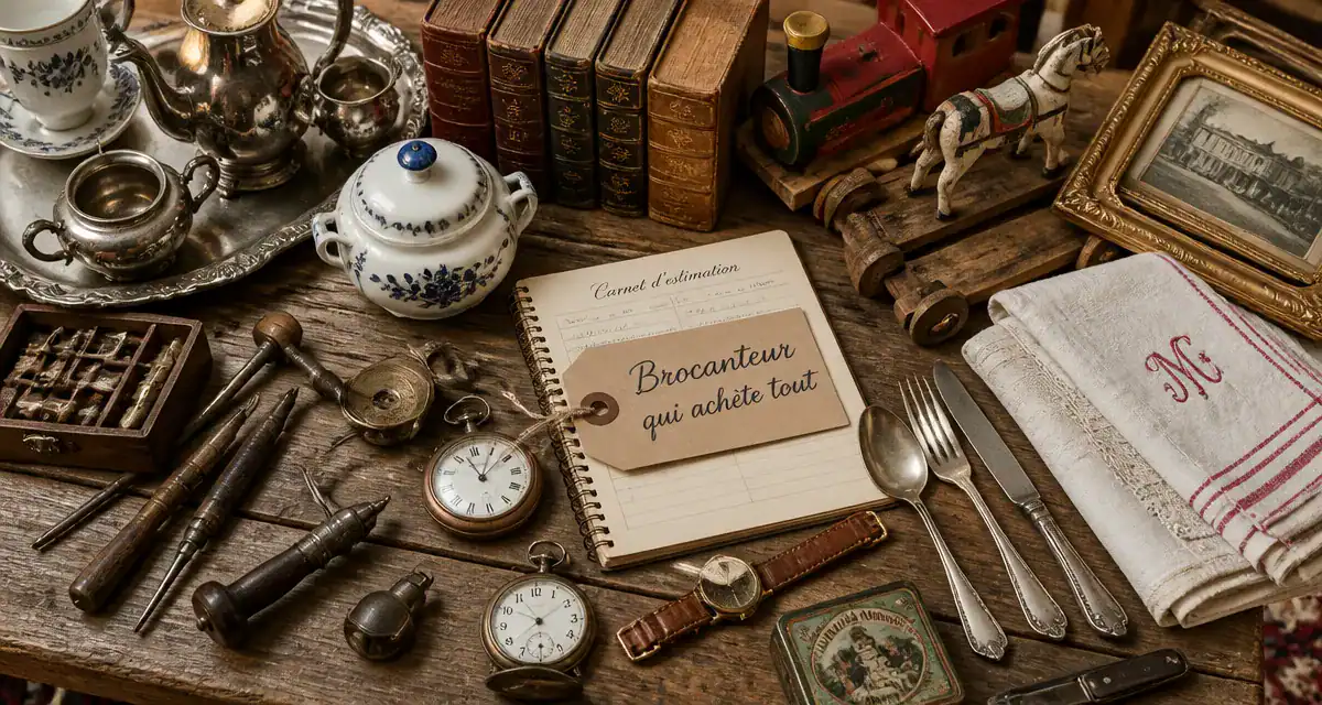 brocanteur qui achète tout objets de brocante