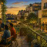 habitat collectif immeuble moderne convivial