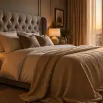 lit americain haut 60 cm avec tete de lit