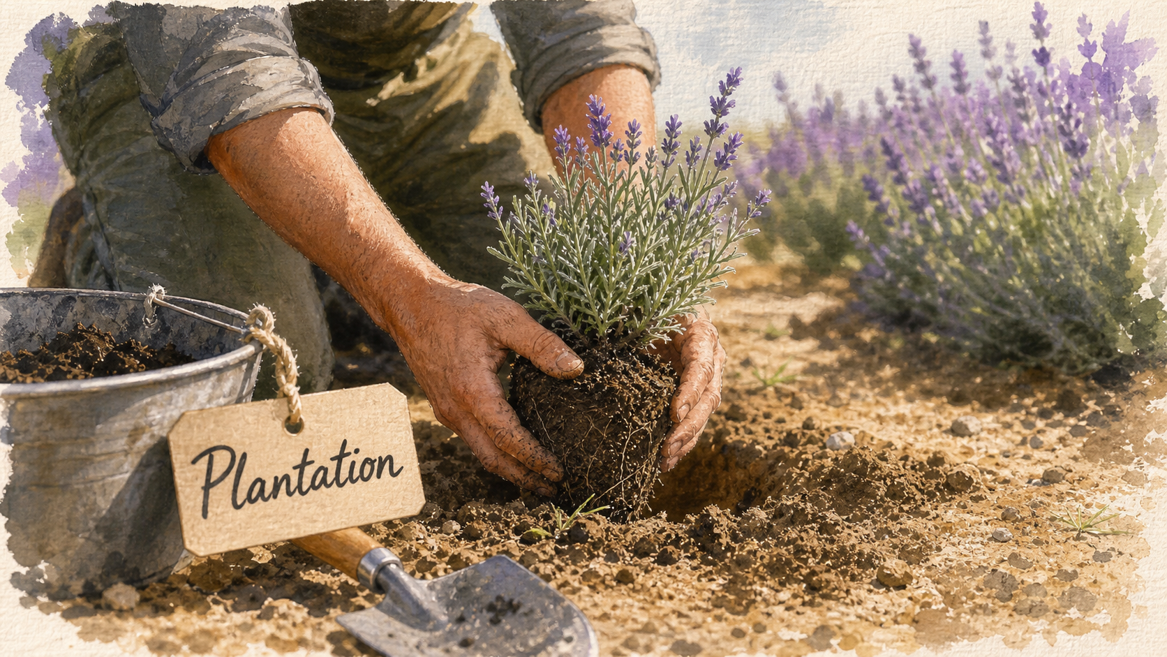 Quand planter la lavande : plantation au soleil, période clé