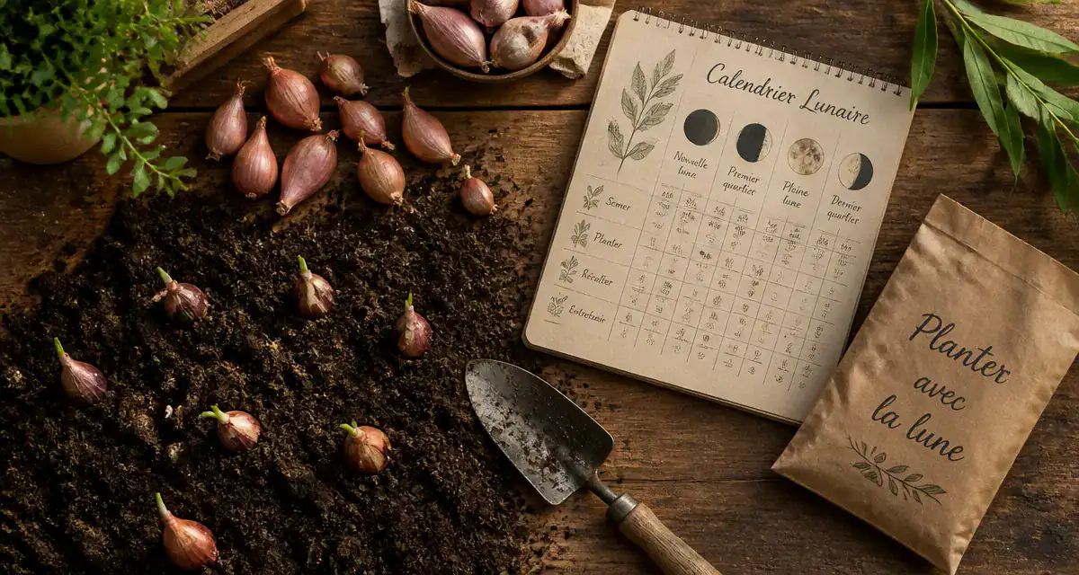 quand planter les échalotes avec la lune, calendrier et plantation