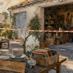 Vide maison 85 en Vendée, cour de ferme avec panneaux vide-maison