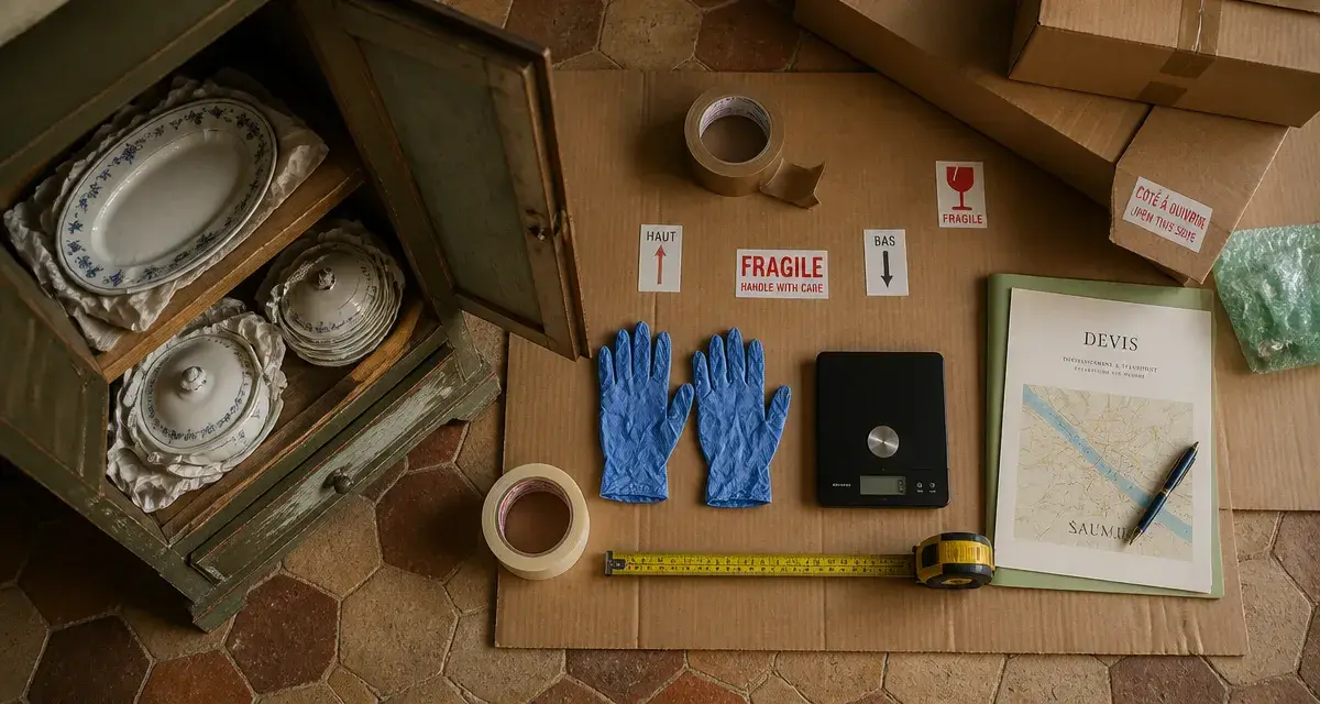 Vide maison Saumur : cartons et objets pour désencombrer et valoriser