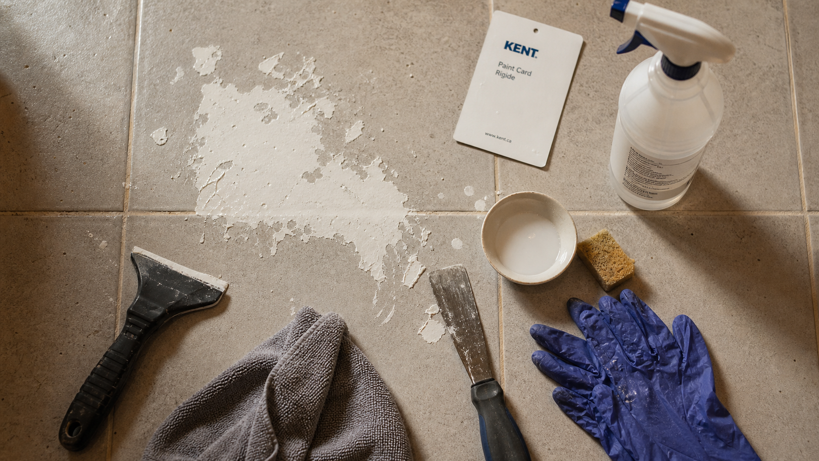 Nettoyer peinture sur carrelage : solvant et vapeur pour éviter les dégâts