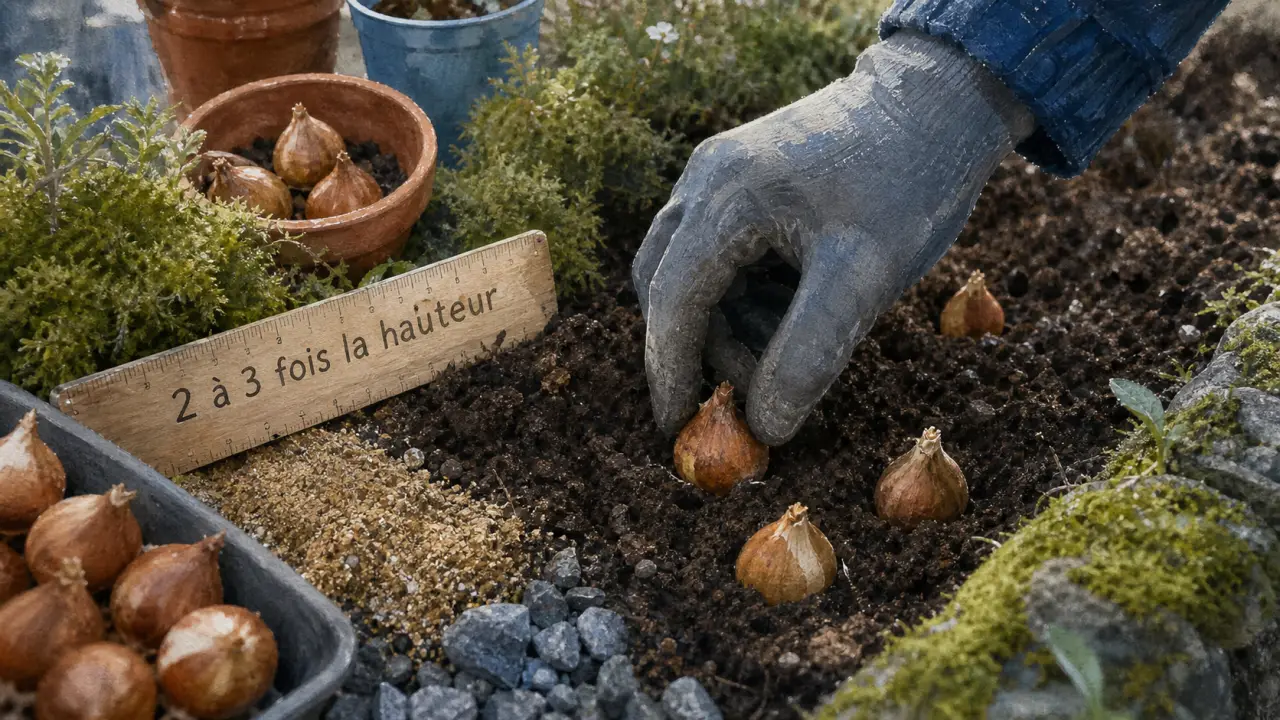 Quand planter bulbes : profondeur idéale dans le sol