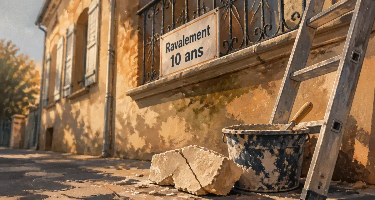 Ravalement de façade : tous les combien, 10 ans en ville