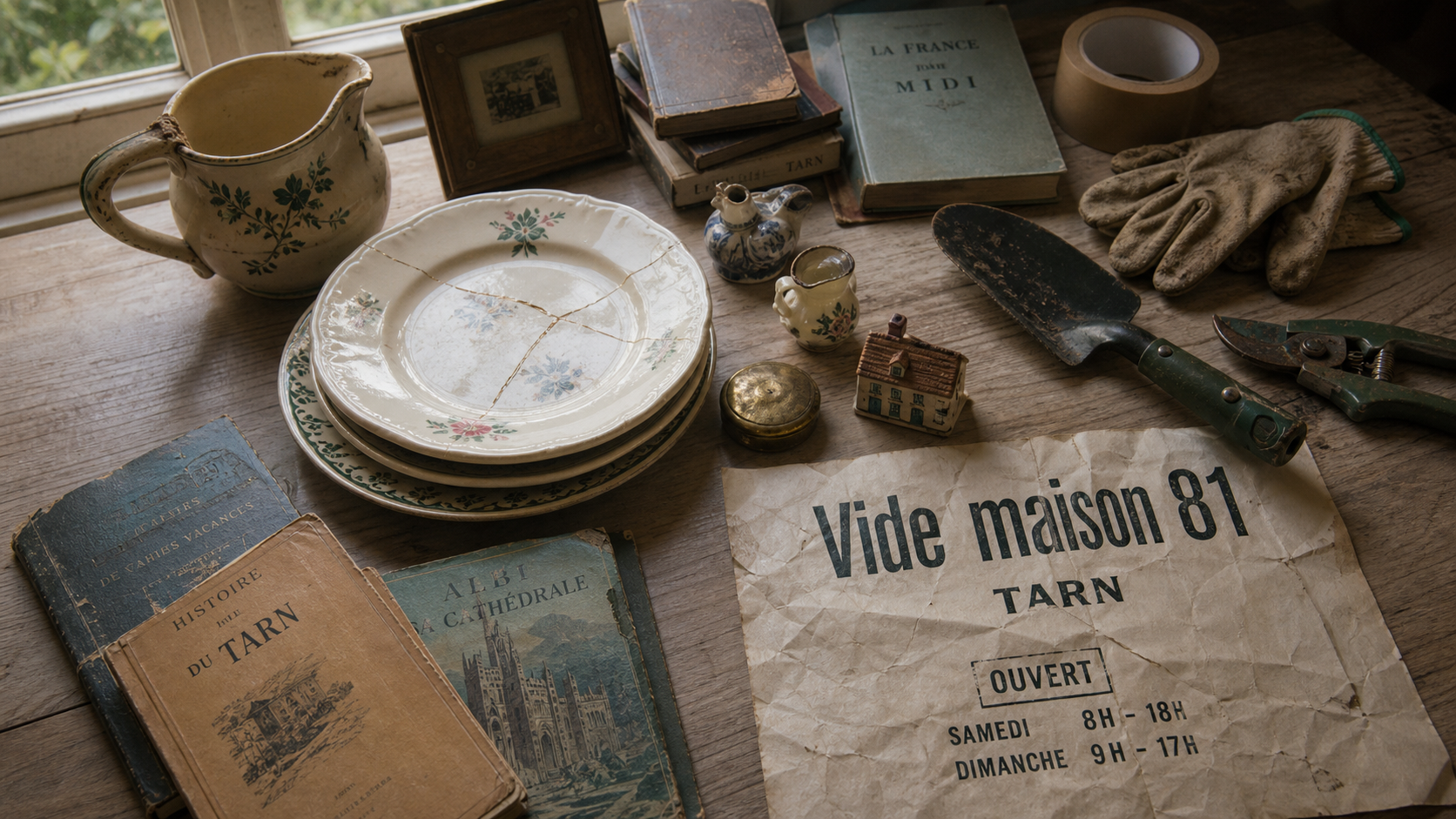 Vide maison dans le 81 : objets et débarras