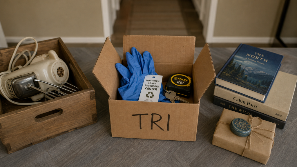 Vide maison Marseille : carton TRI, gants et clés pour vider un logement rapidement