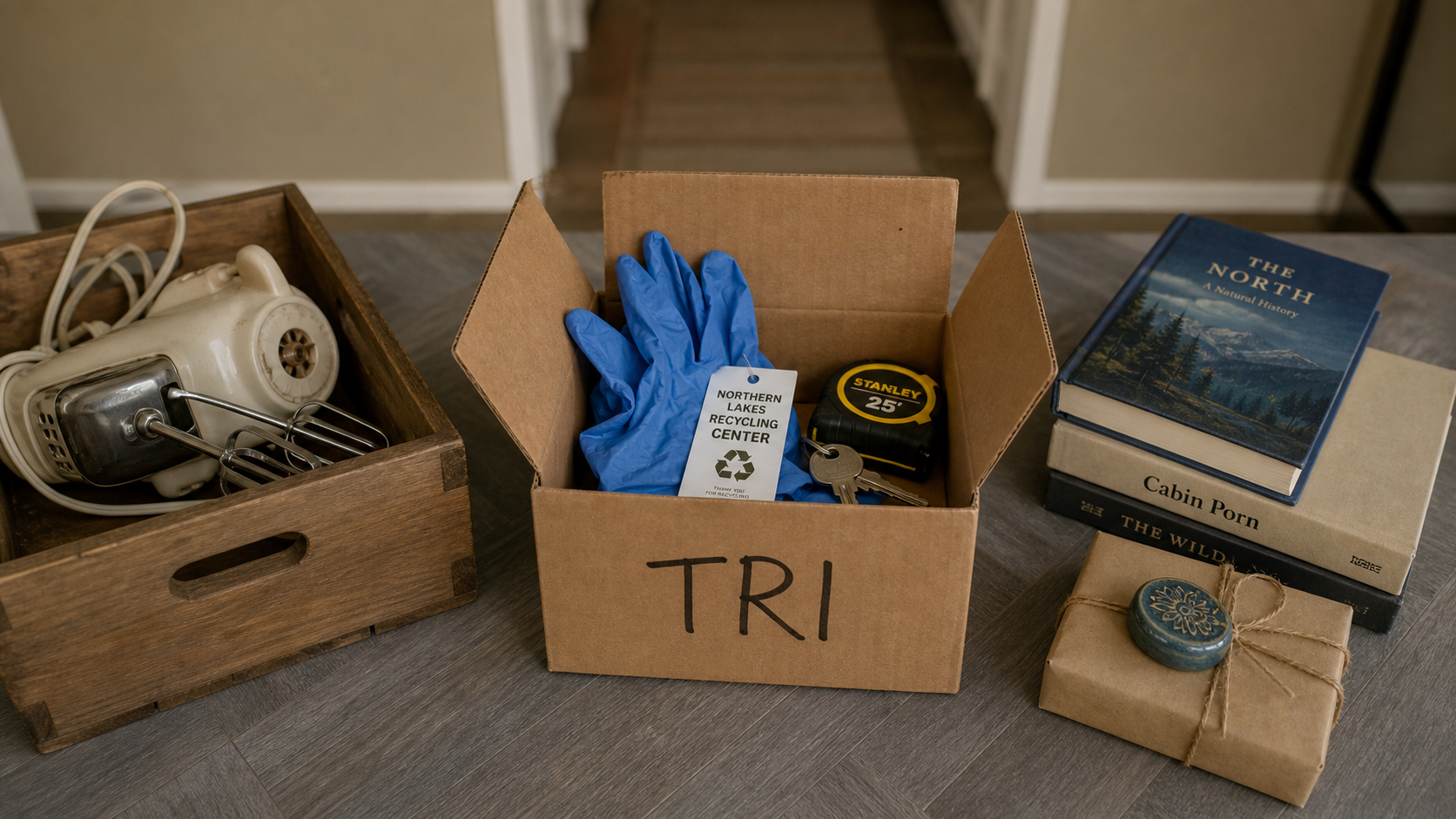 Vide maison Marseille : carton TRI, gants et clés pour vider un logement rapidement