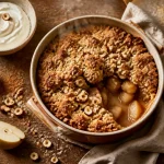 Dessert d automne crumble pommes-poires et châtaigne