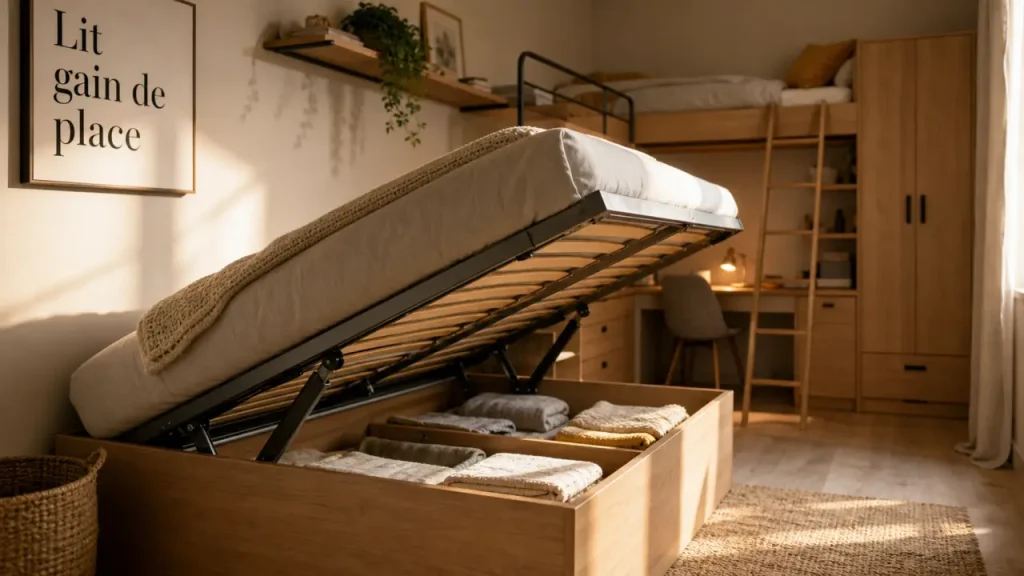 Quel lit choisir pour une petite chambre : coffre, mezzanine ou gigogne ?