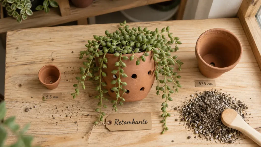 Plantes grasses retombantes : choisir selon la lumière, le pot et l’hivernage