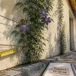 Plantes grimpantes mur : clématite sur câbles, sans abîmer l’enduit