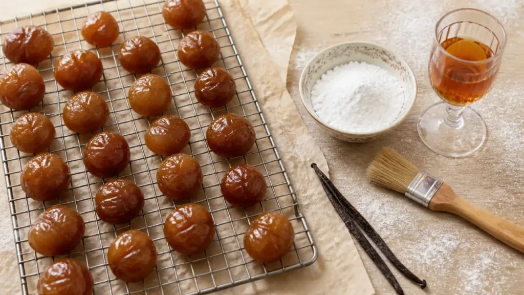 Marrons glacés maison : 4 jours de confisage pour un cœur fondant