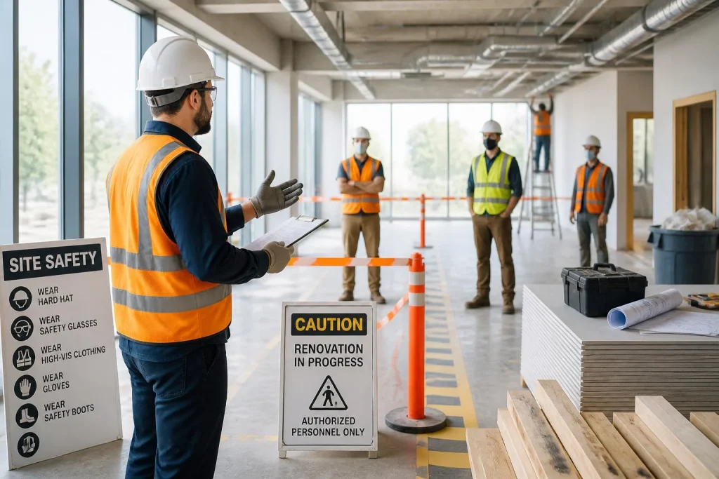 Chantier de rénovation sécurisé : 5 points concrets pour éviter accidents, retards et failles de sécurité