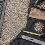 Déco gravier calibre 6/10 pour allée sur géotextile (vue de dessus)