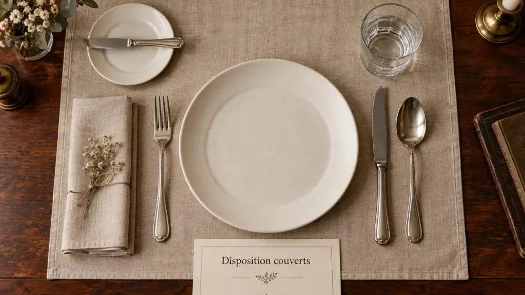 Fourchettes à gauche, couteaux à droite : l’ordre précis pour dresser la table