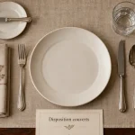 Disposition couvert table : fourchettes à gauche, couteaux à droite