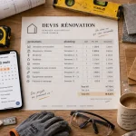 Rénovation appartement Lyon en 3 mois pour 100 m², plan de chantier