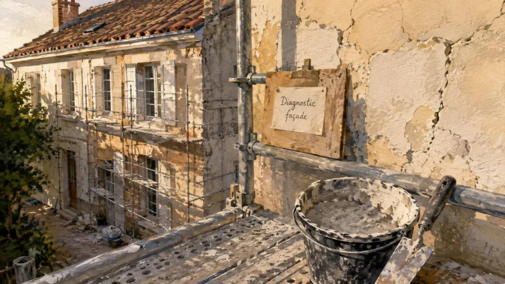 Rénovation de façade de maison : fissures, enduit, peinture et erreurs à éviter