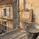 Renovation facade maison : fissures d’enduit sur mur à rénover