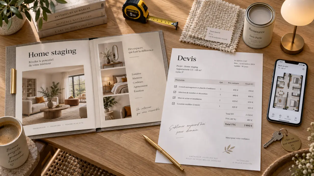 Home staging tarif : devis pour logement vide ou meublé